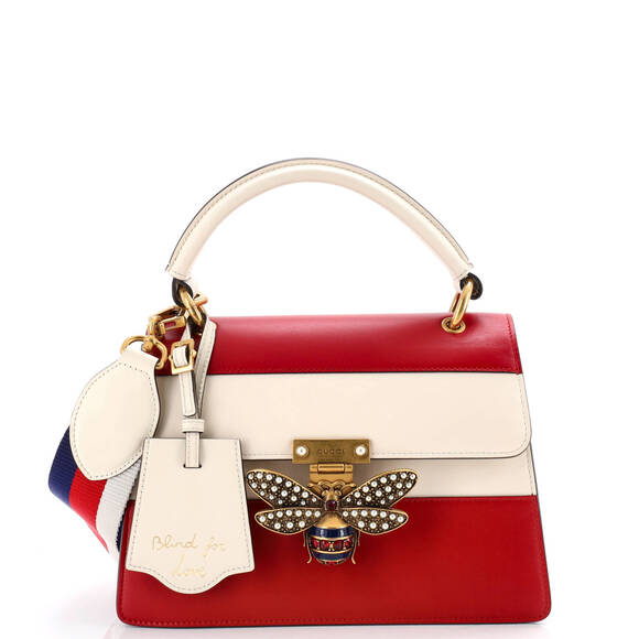 Gucci Handbags - Gucci Small Queen Margaret Top Handle Bag Colorblock Leather
